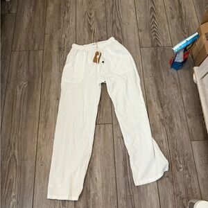 Halo Cotton Natural White Lounge Pants